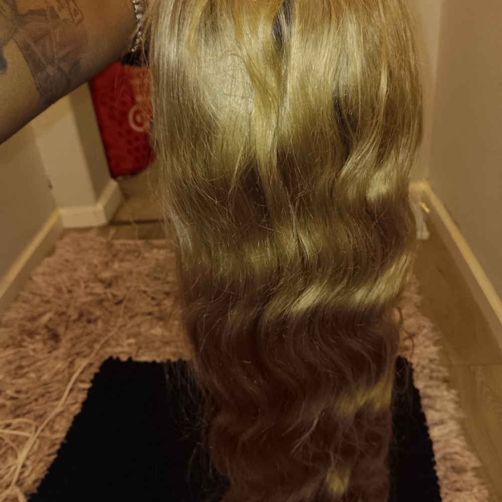 Customized human hair Vpart wig(brand new)